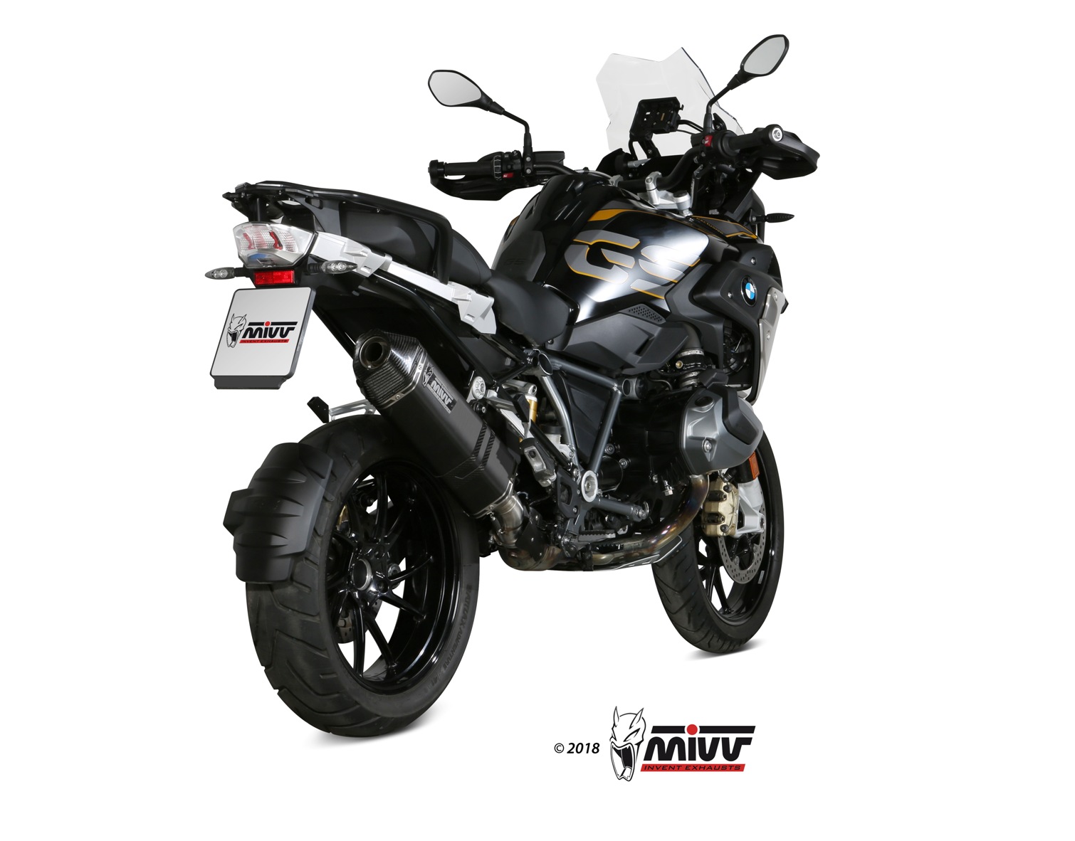 MIVV Speed Edge Black Steel BMW R 1250 GS 19-23