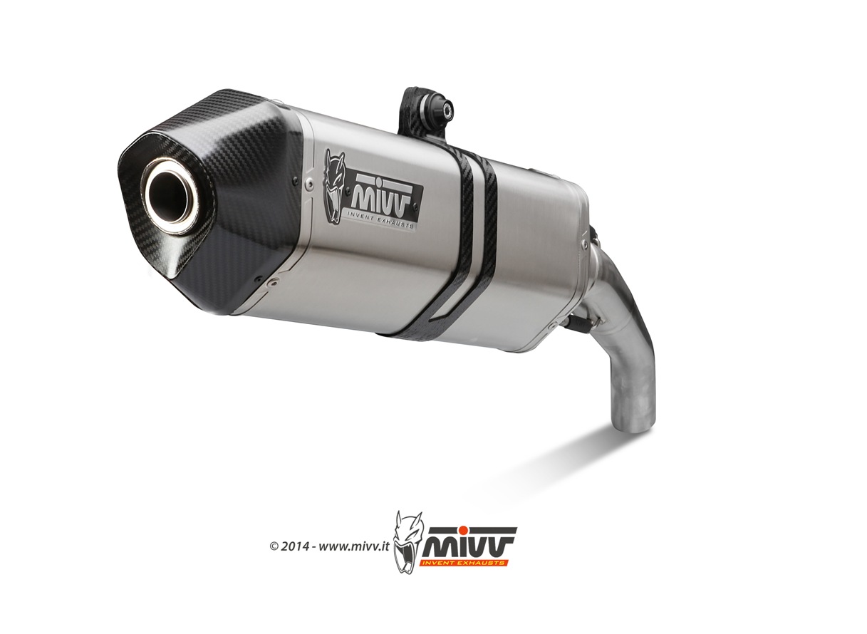 MIVV Speed Edge Edelstahl Suzuki DL 1000 V-Strom 14-26