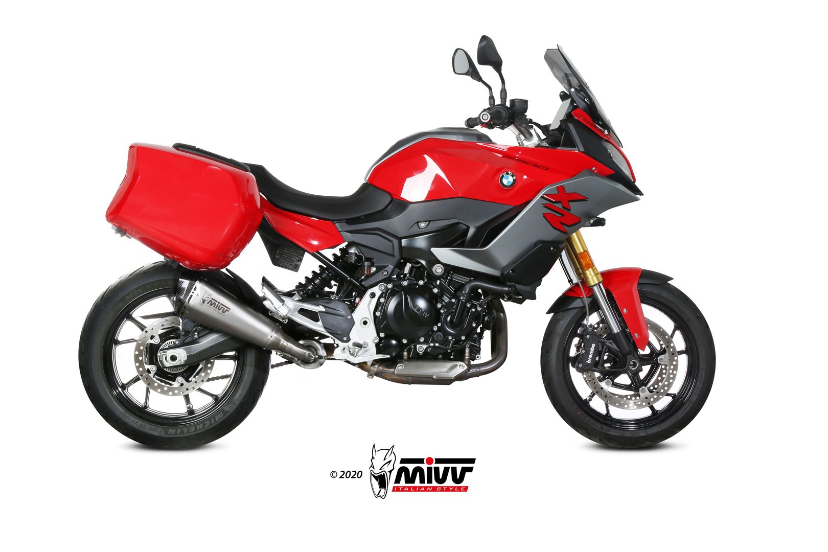 Mivv Endschalldämpfer Edelstahl Delta-Race BMW F 900 XR 2020