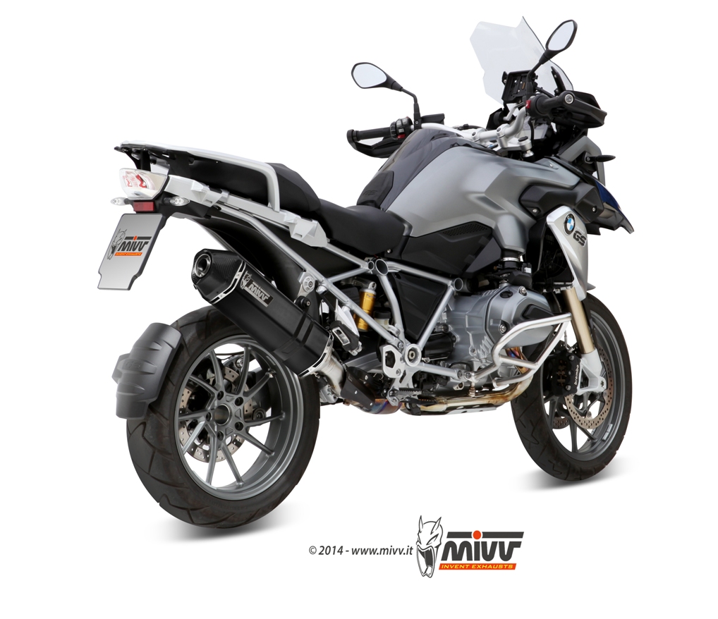 MIVV Speed Edge Edelstahl schwarz BMW R 1200 GS 13-16
