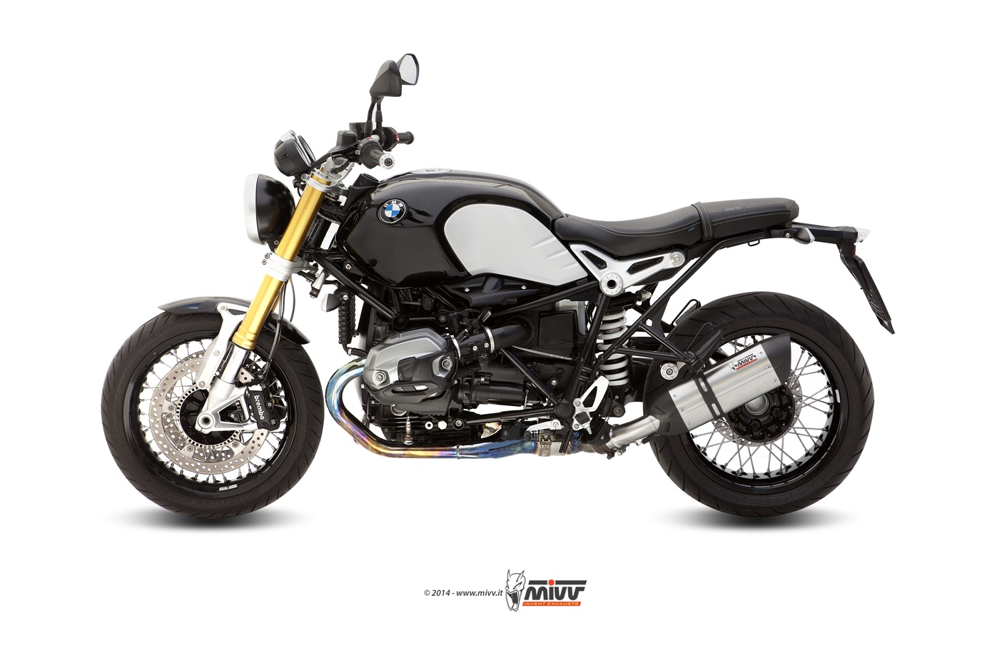 MIVV Suono Edelstahl BMW R Nine T 14-20