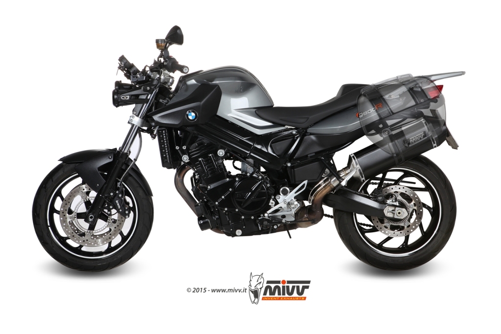 MIVV Speed Edge Edelstahl schwarz BMW F 800 R 09-20
