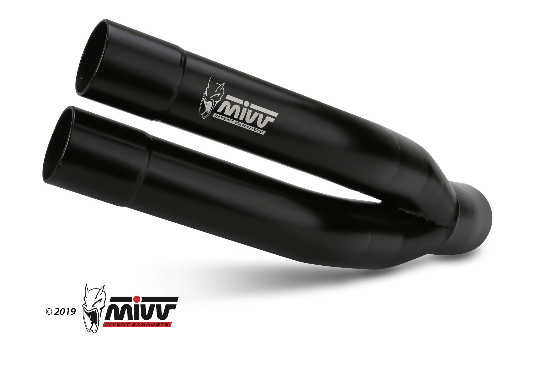 MIVV DOUBLE GUN STEEL BLACK Kawasaki Z 900 17-26 -Z900 A2 -2025