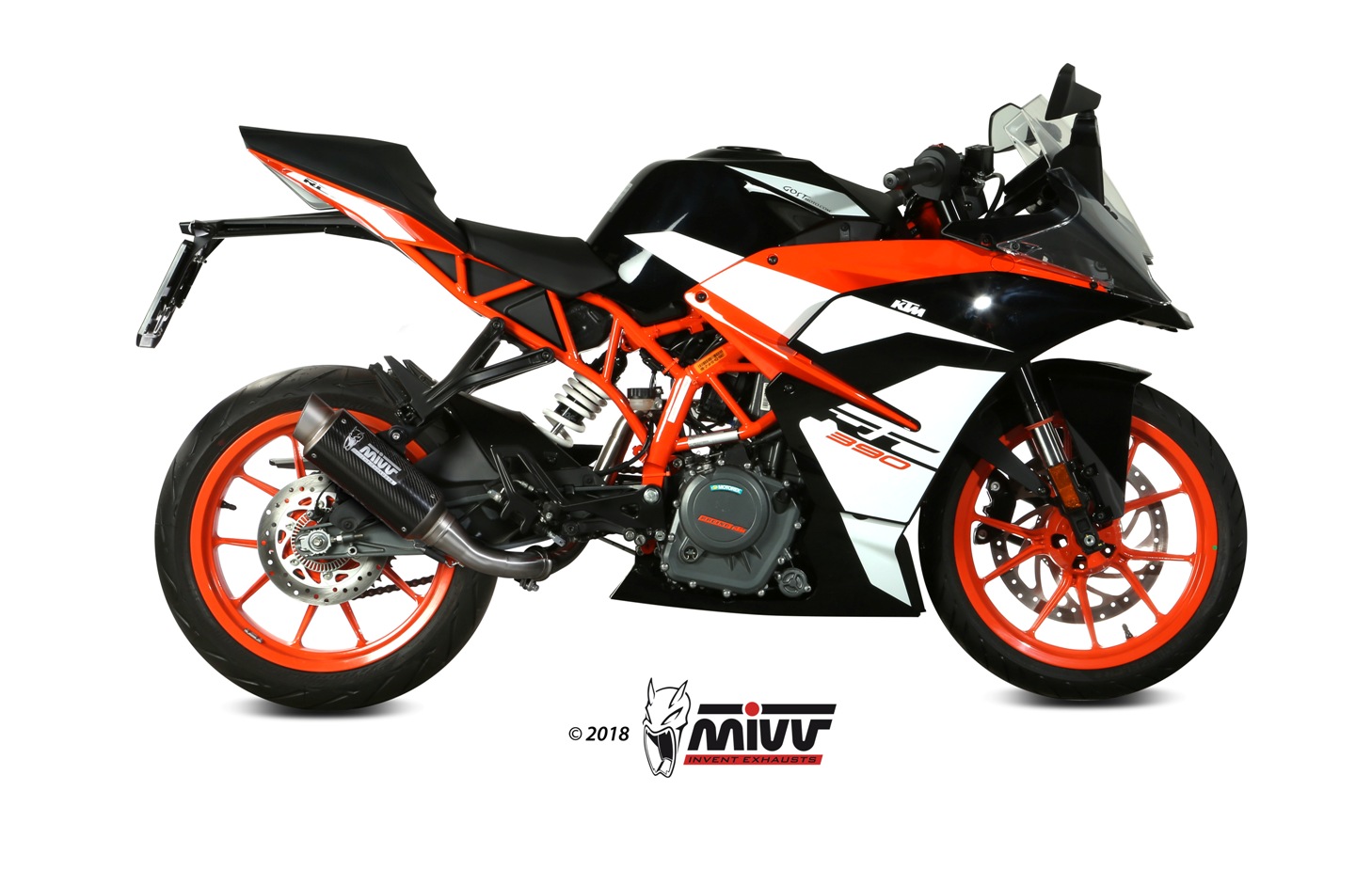 KT.019.C2-MIVV Katersatzrohr KTM 125 Duke/RC - 390 Duke/RC 17-