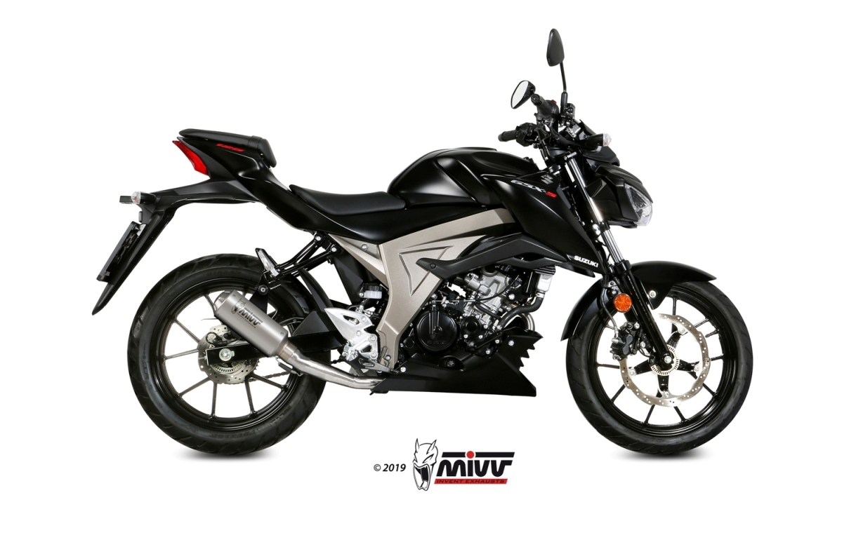 MIVV MK3 Edelstahl SUZUKI GSX-R 125 2017 > 2020