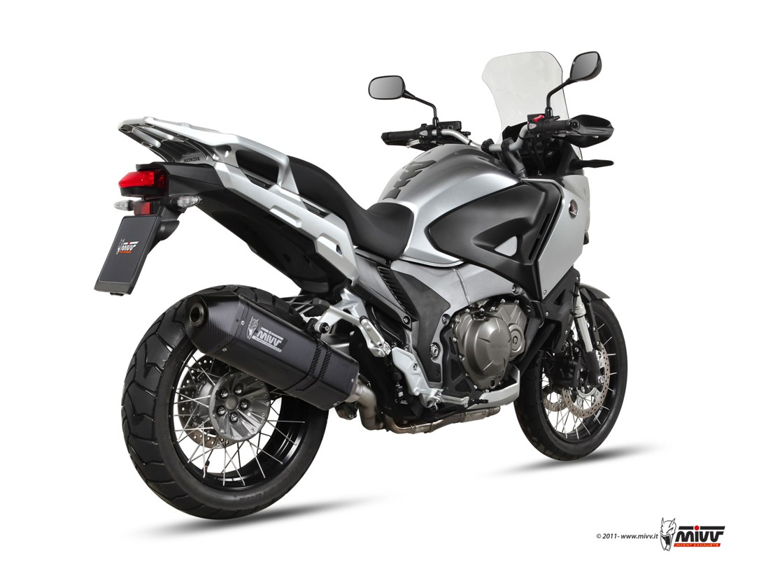 MIVV Speed Edge Edelstahl schwarz Honda Crosstourer 1200 12-16