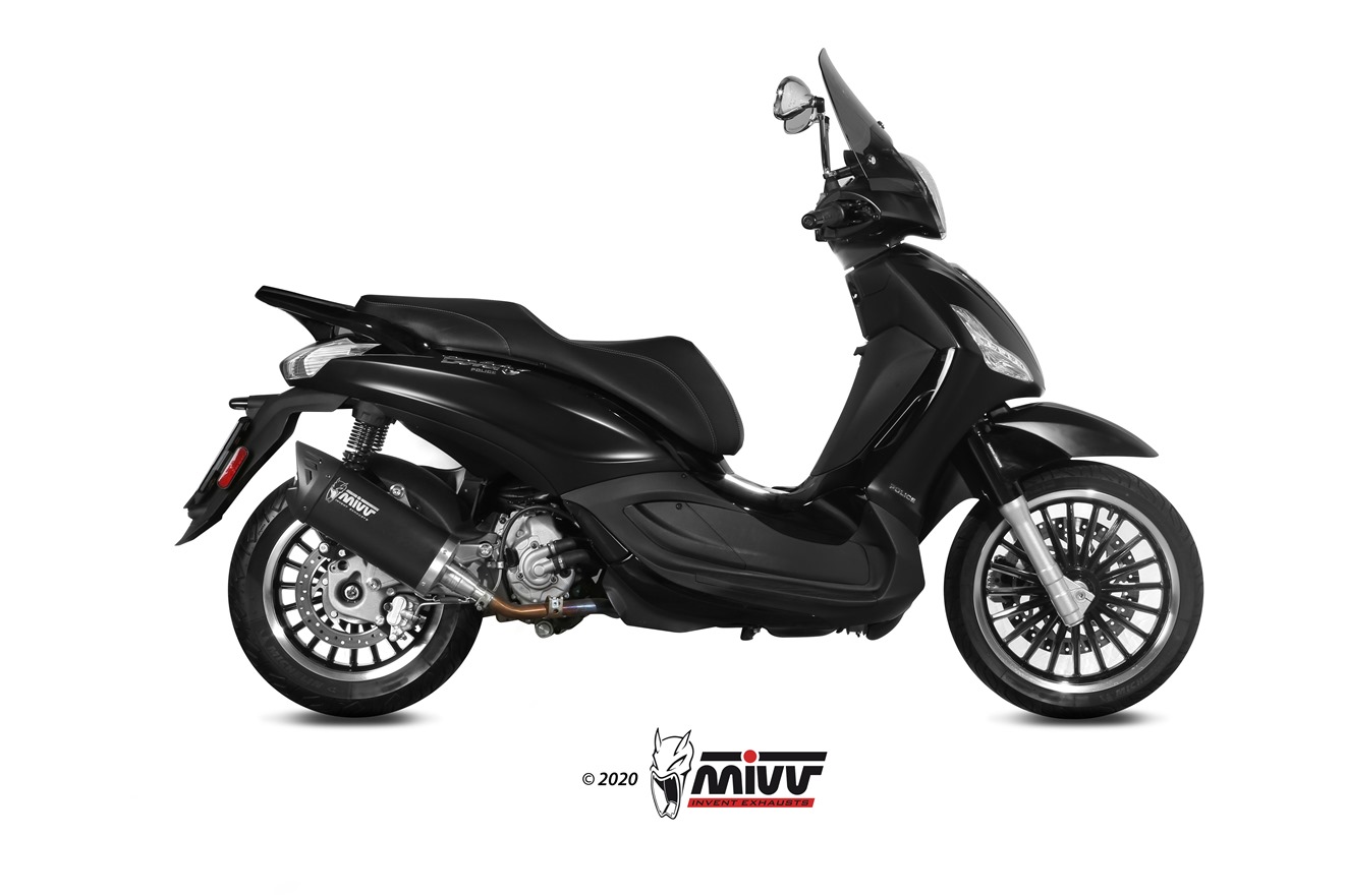 MIVV MOVER Edesltahl schwarz PIAGGIO BEVERLY 300 2010 > 2020