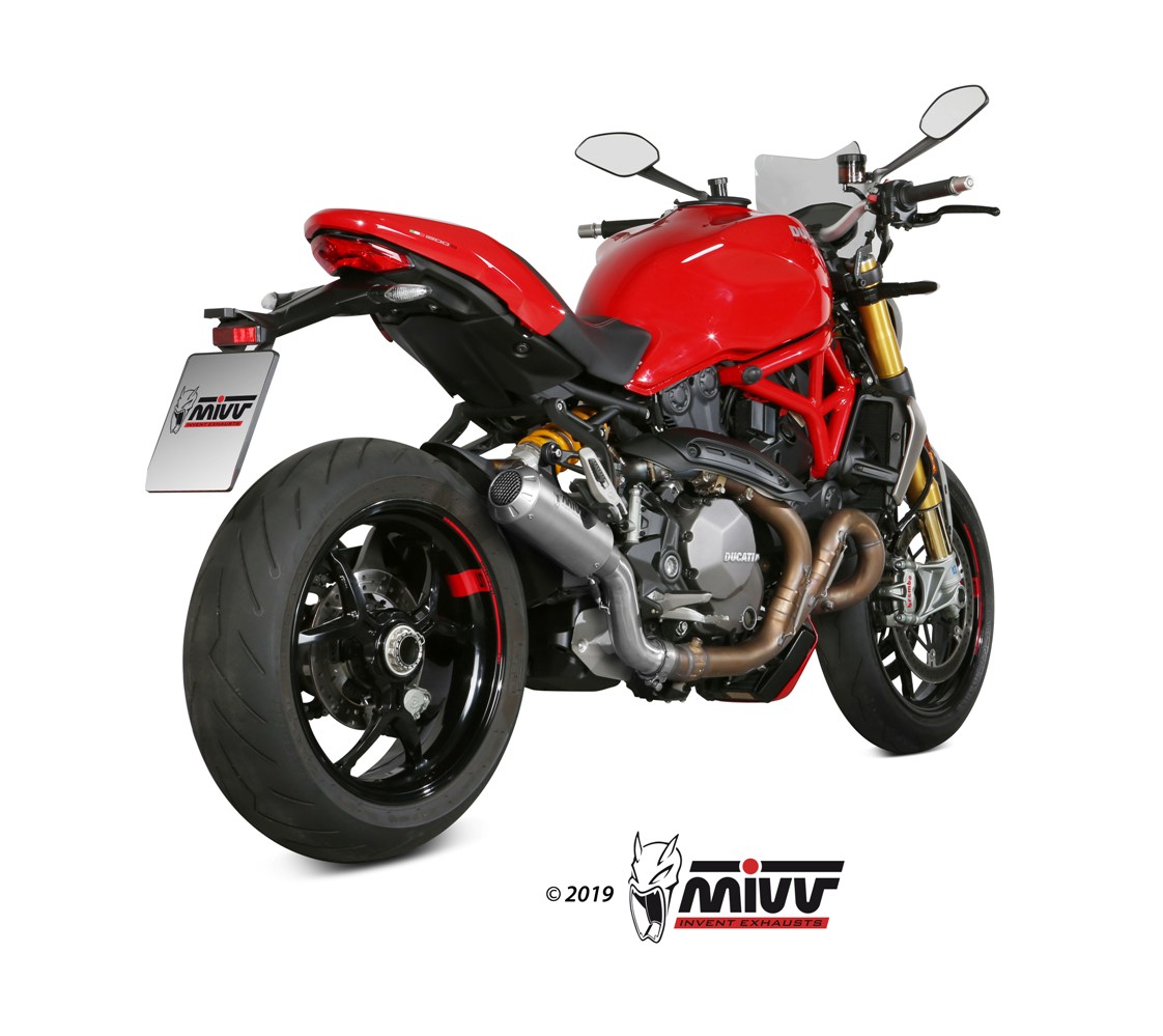 MIVV MK3 Edelstahl DUCATI MONSTER 821 17-21