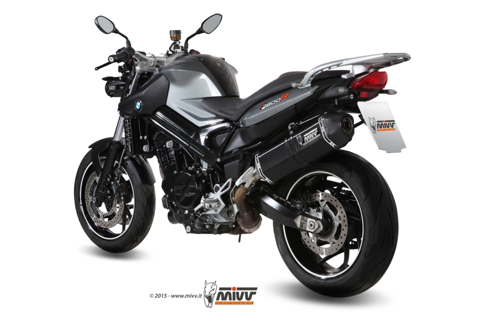 MIVV Speed Edge Edelstahl schwarz BMW F 800 R 09-20