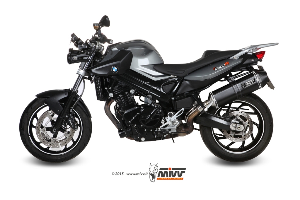 MIVV Speed Edge Edelstahl schwarz BMW F 800 R 09-20
