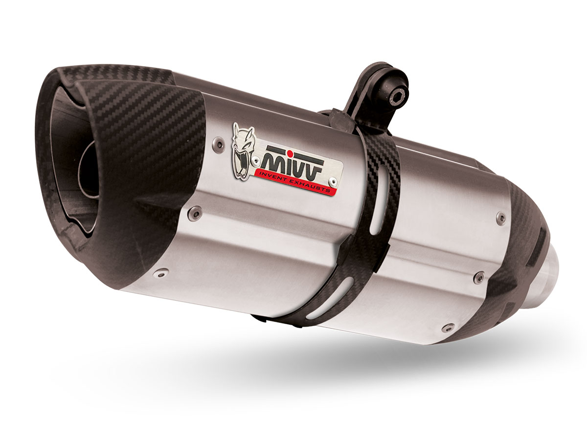MIVV Suono Edelstahl Kawasaki Z 1000 SX 14-19