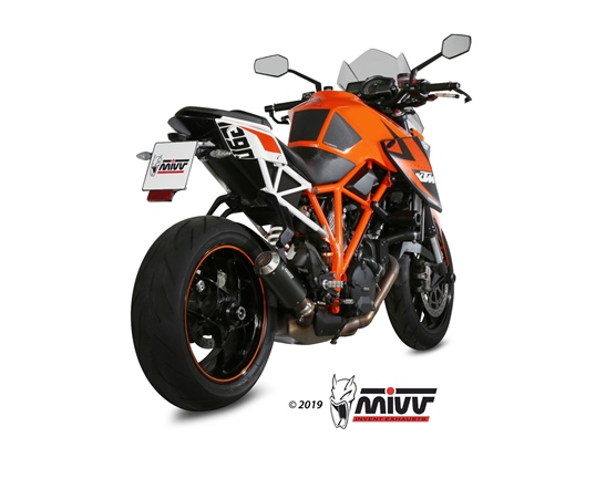 MIVV MK3 black stainless steel KTM 1290 SUPERDUKE 2014 > 2019